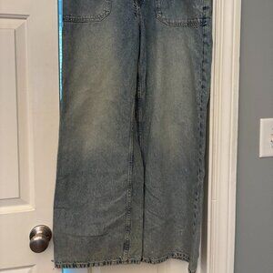 Free People Wide Leg Jeans Size 30